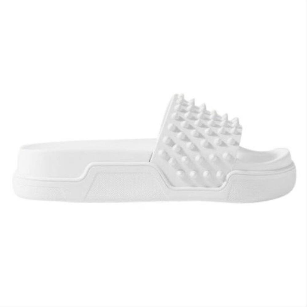 CHRISTIAN LOUBOUTIN Pool Fun Donna 35 spiked platform slides sandals
